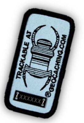 geocaching travel bug patch